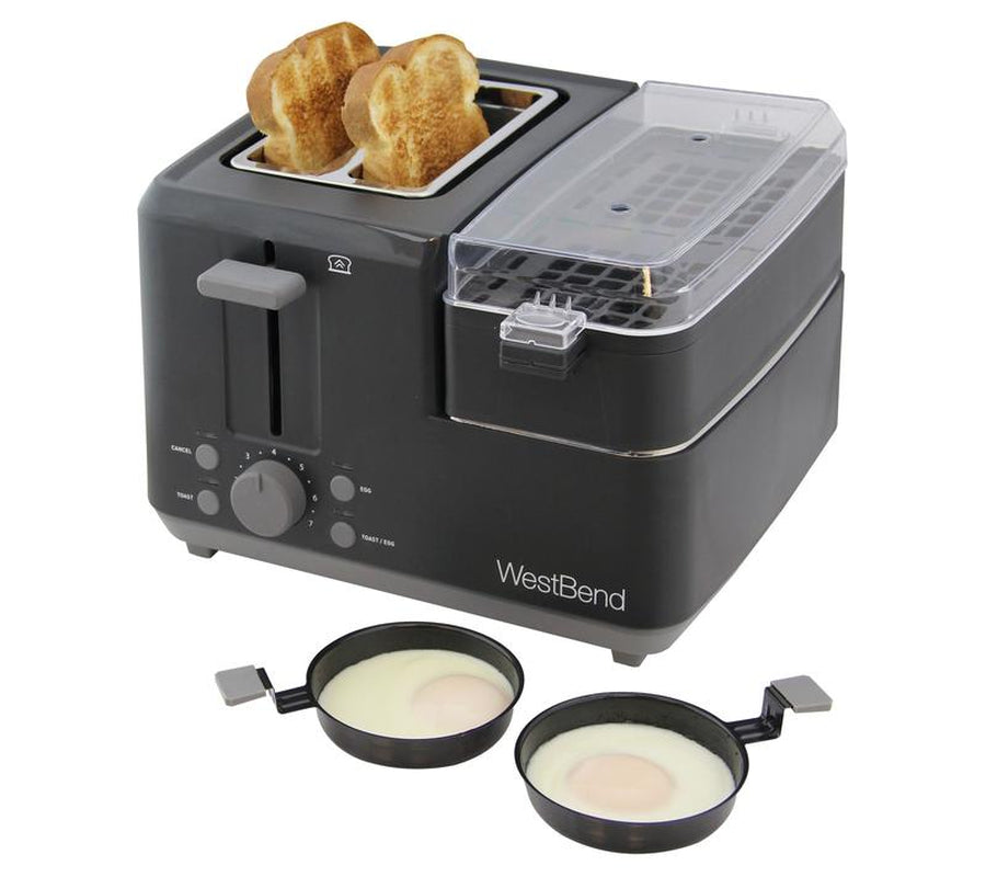 West Bend Breakfast Station Toaster and Egg Coo Ker