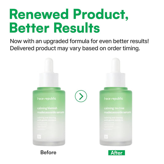Calming Tea Tree Madecassoside Serum 45Ml 1.52 Fl Oz | Lightweight | Soothing | Madecassoside, Tea Tree, Centella Asiatica, Niacinamide | for Irritated Skin | Vegan Korean Skin Care