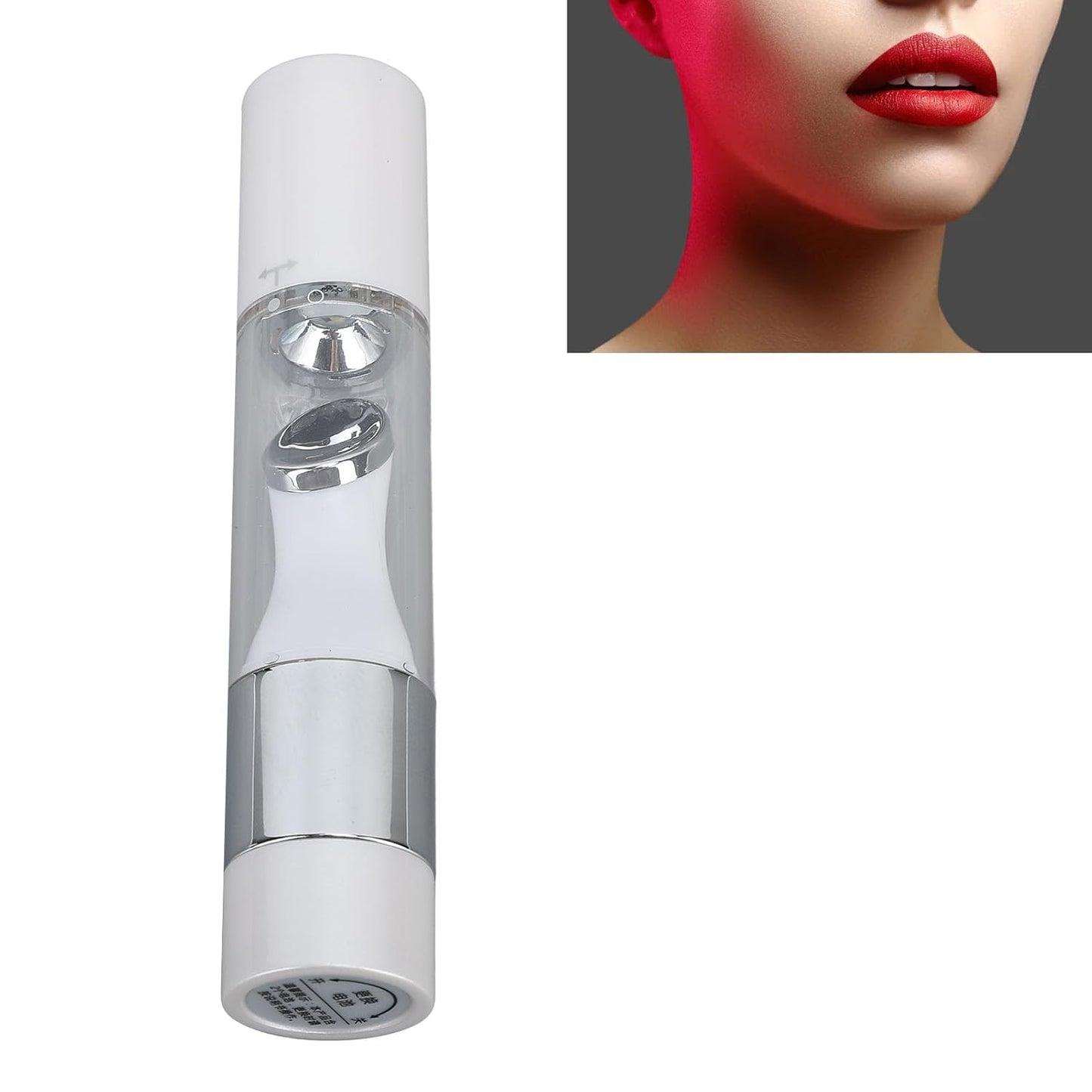 Lip Plumper Device, Smart Touch Lip Plumper Tool with Ultraviolet Light, Multi Vibration Ion Lip Enhancer, Portable Lip Massager Tool for All Skin Types