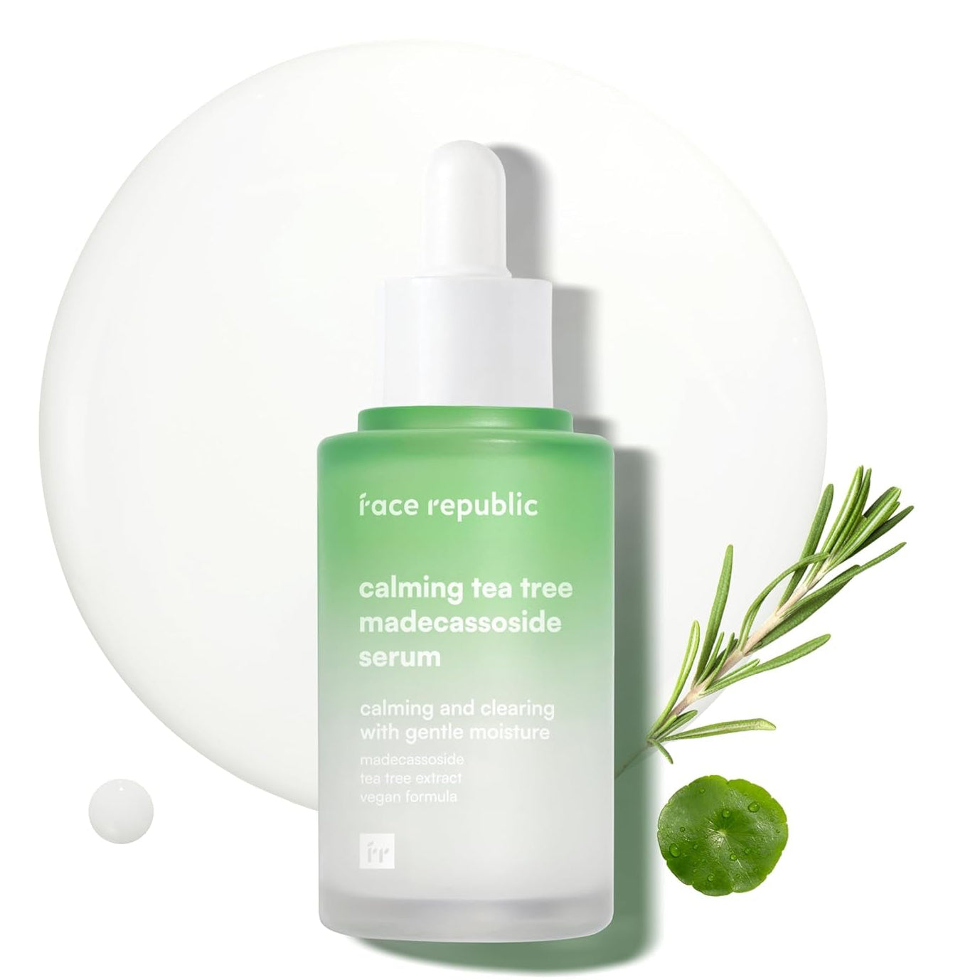 Calming Tea Tree Madecassoside Serum 45Ml 1.52 Fl Oz | Lightweight | Soothing | Madecassoside, Tea Tree, Centella Asiatica, Niacinamide | for Irritated Skin | Vegan Korean Skin Care
