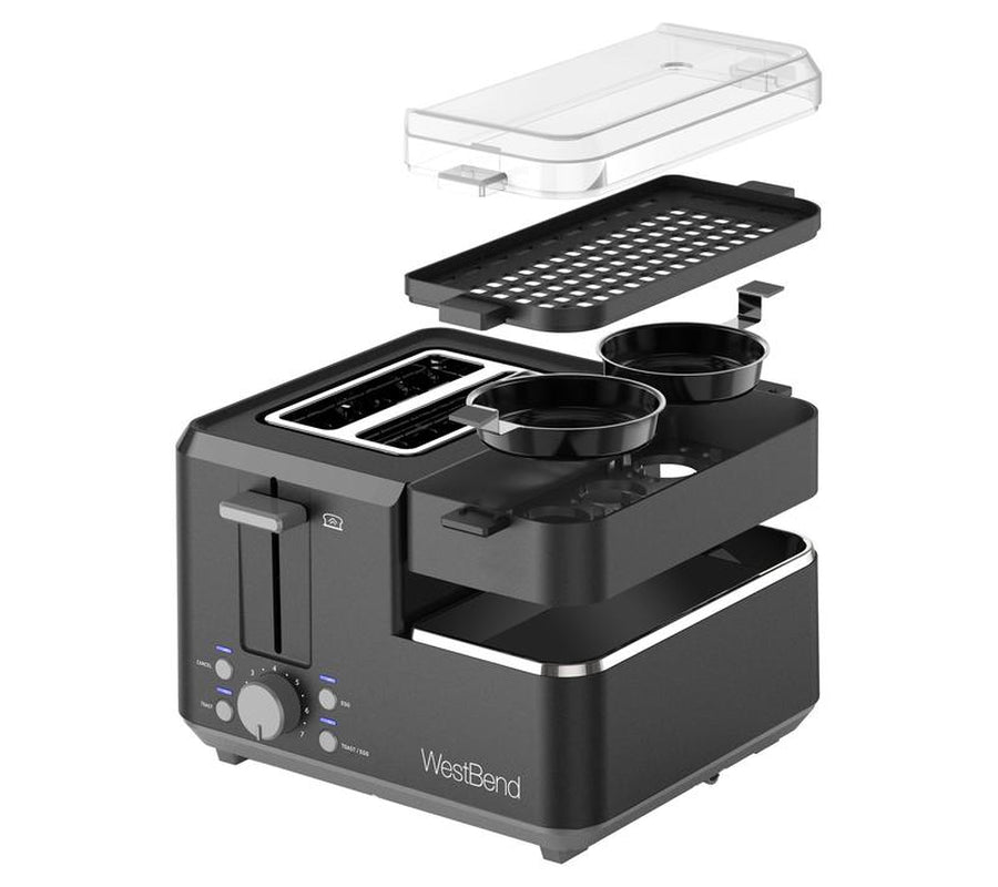 West Bend Breakfast Station Toaster and Egg Coo Ker