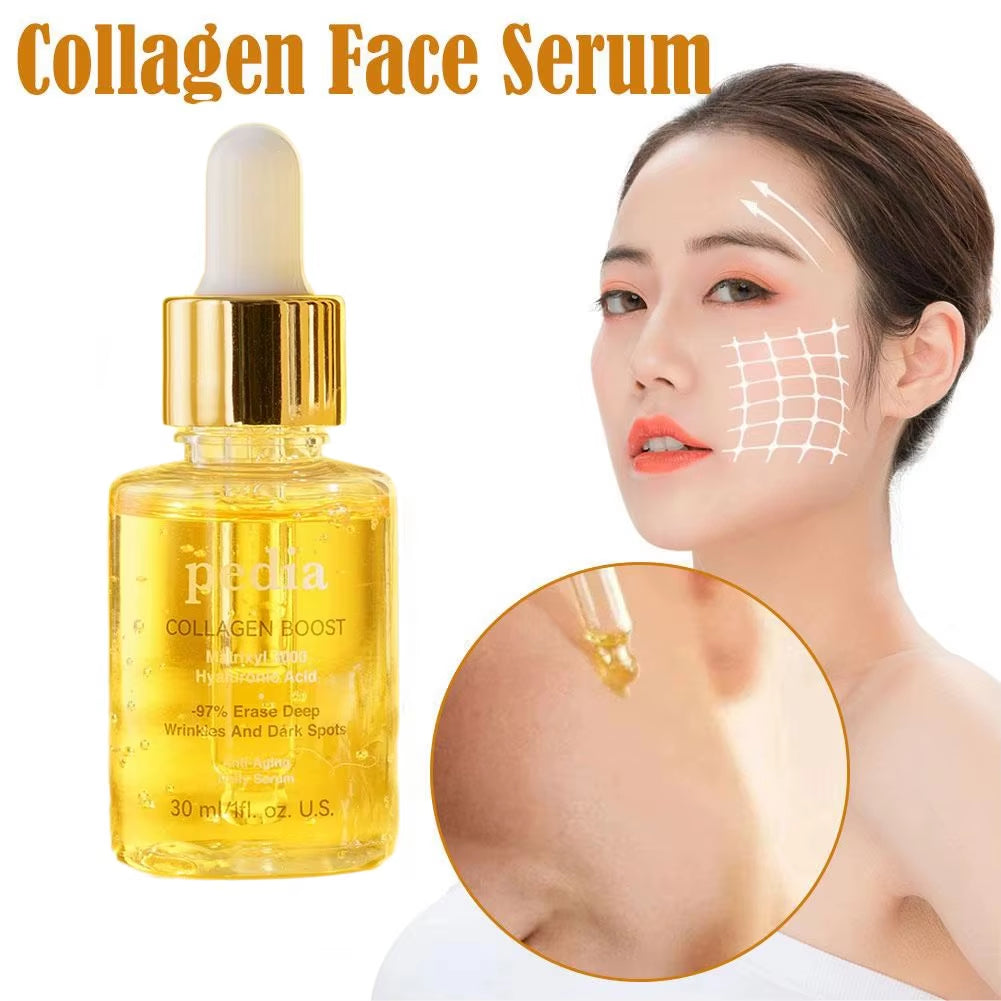 Collagen Face Serum Face Moisturizing Advanced Collagen Boost Serum Hydrating Essence Face Care for Women