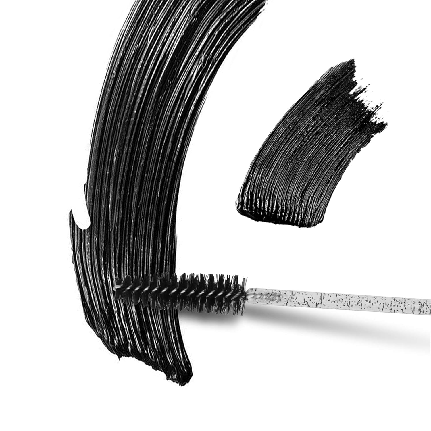 200PCS Spoolie Eyelash Brush - Disposable Mascara Brush Wand for Lashes, Eyebrow Eyelash Extension Supplies (Black)